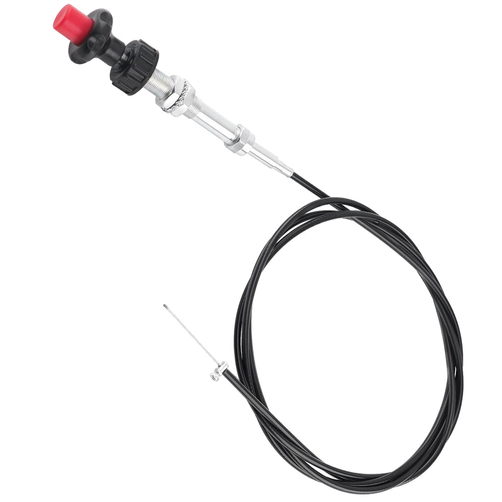 Adjustable Lock Control Cable with Black Knob for