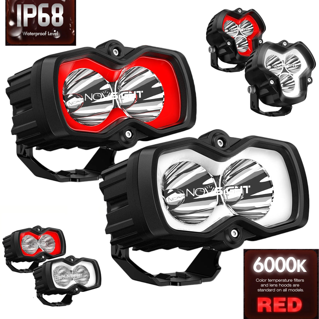 LED Pod Work Lights for Jeep Truck SUV (3/4.5")