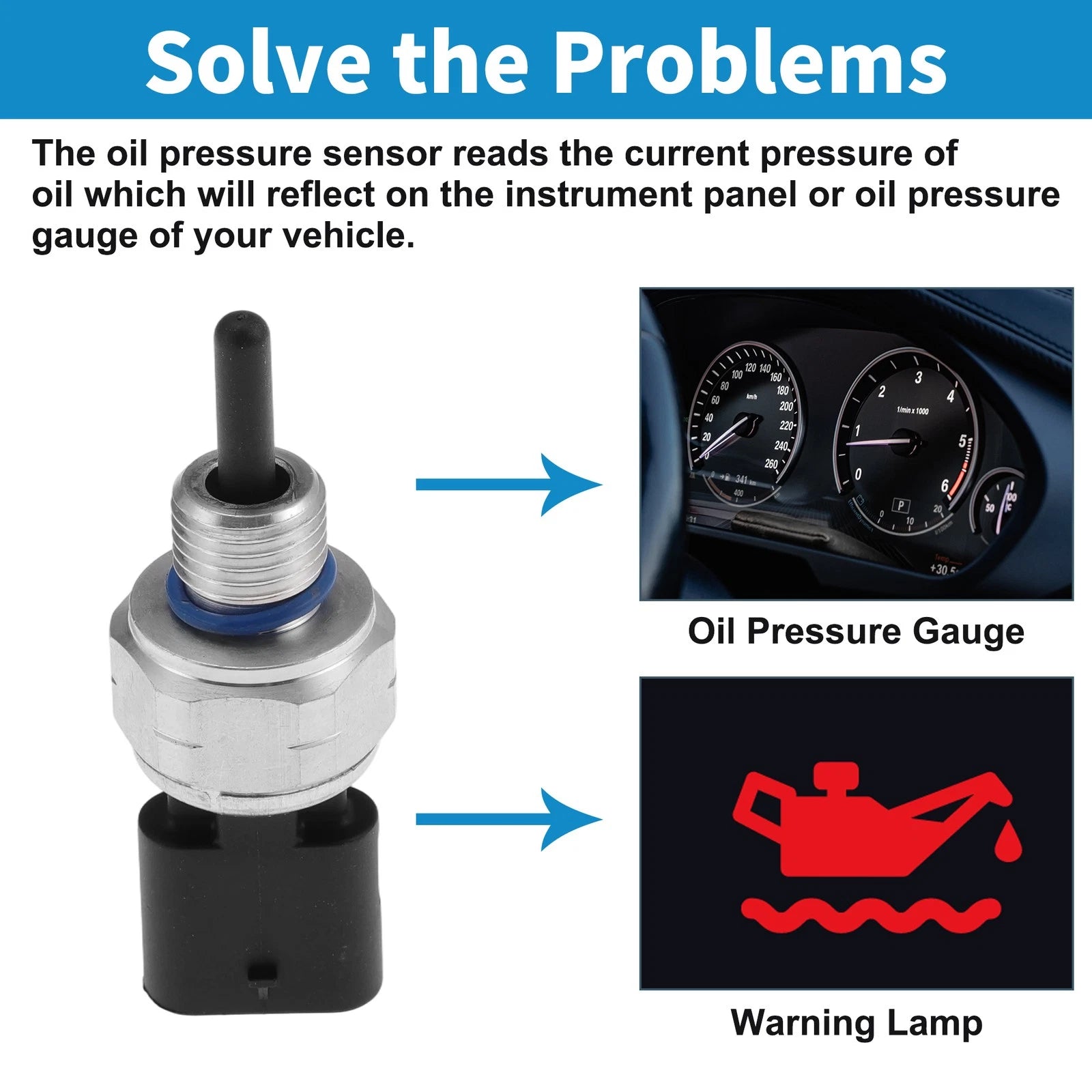 Engine Oil Pressure Sensor Replacement for Hyundai Elantra (2021–2023)