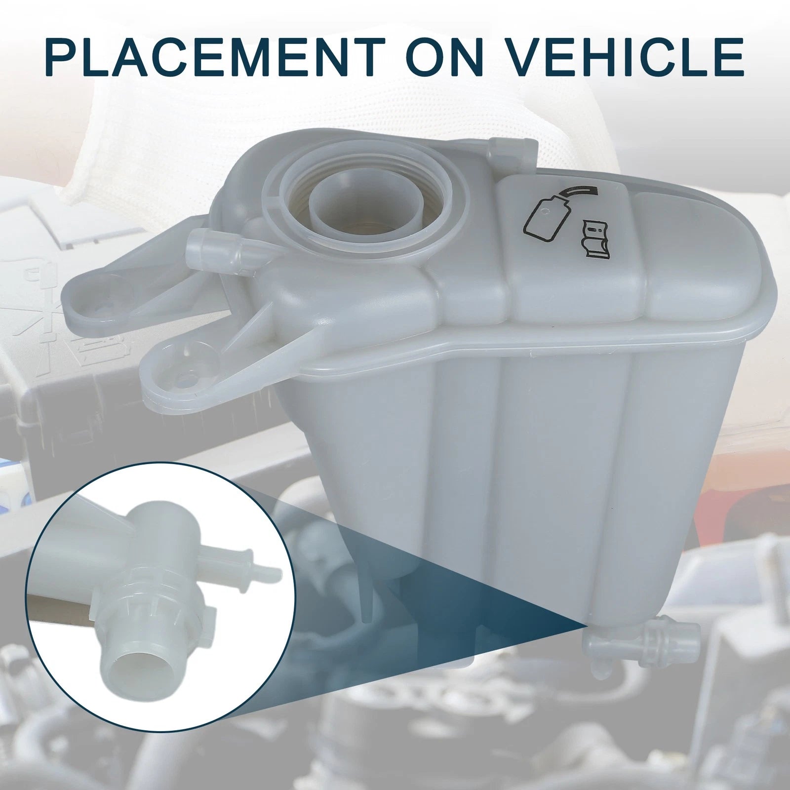 Coolant Expansion Tank with Sensor Replacement for Audi S5 8T3 (2007–2012)