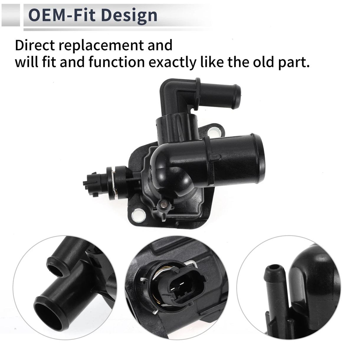 Engine Coolant Thermostat Housing Assembly for Vauxhall Corsa Astra Meriva (2006–2014)