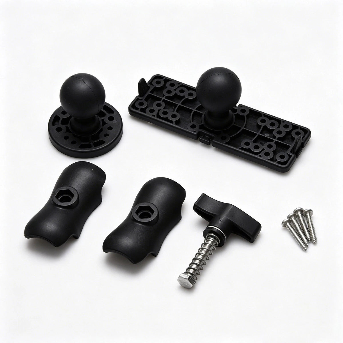360° Rotation Quick Release Adjustable Fish Finder Mount for Garmin Kayak
