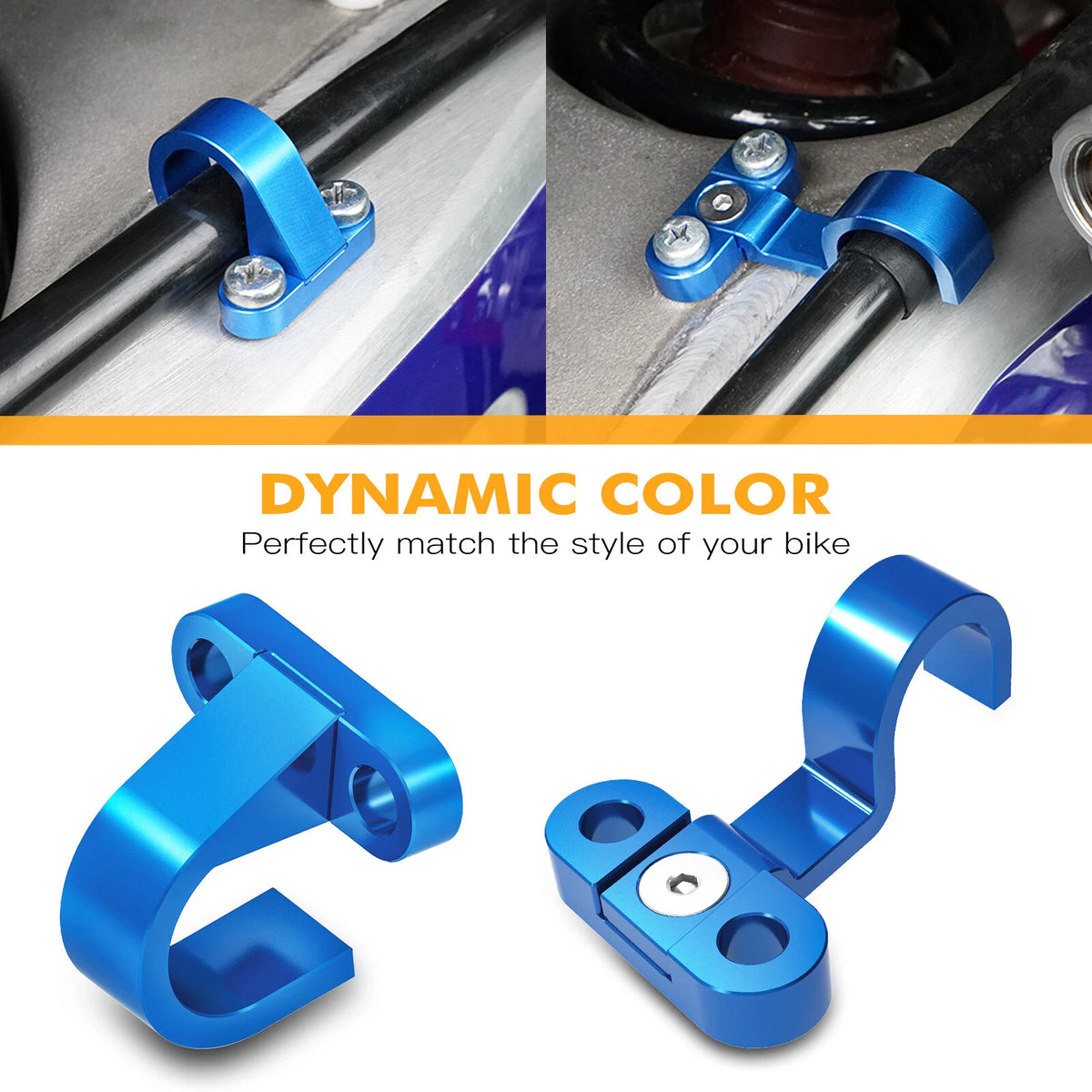 Rear Brake Line Cable Clamp Guide for Yamaha WR250F 450F YZ450F (2006–2023)