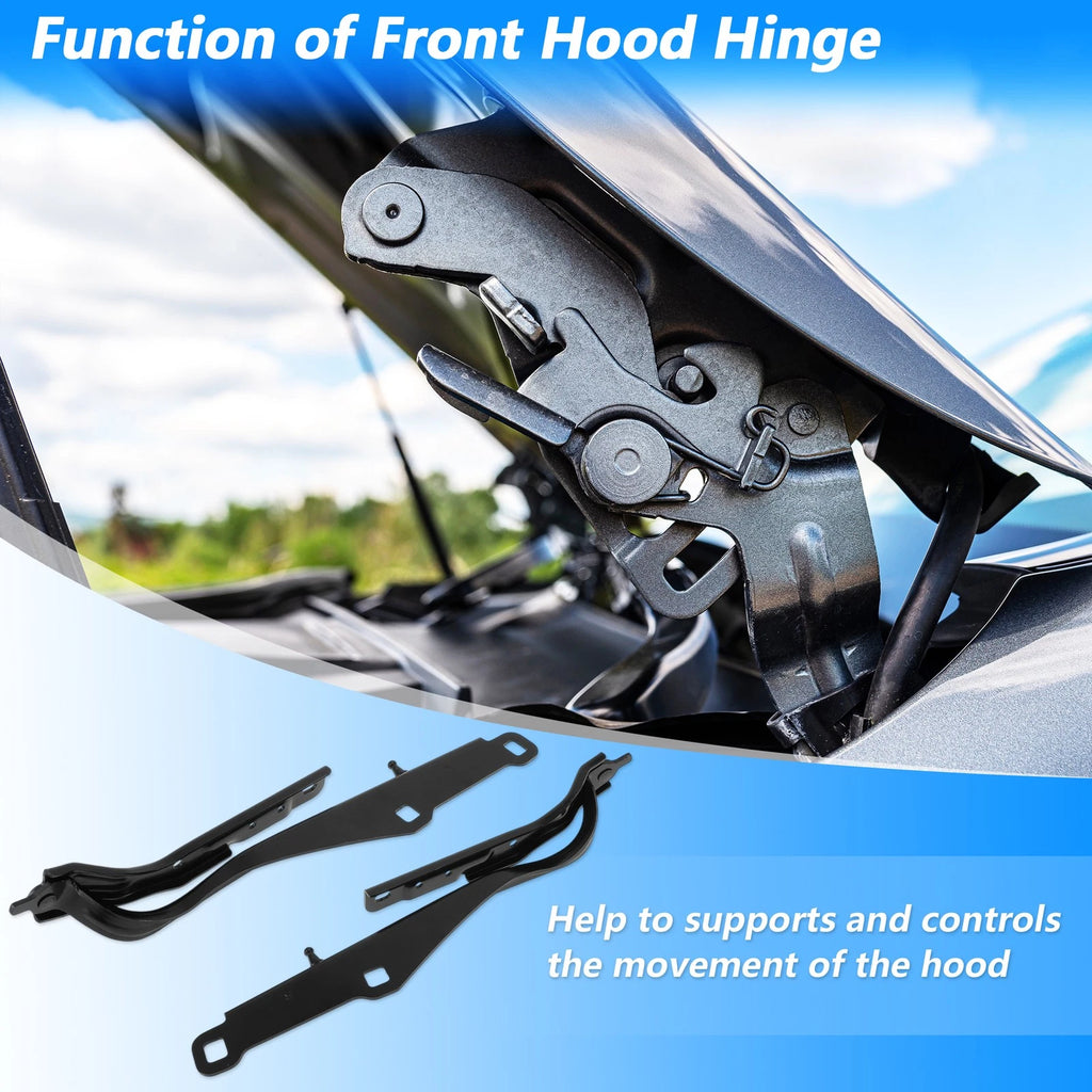 Front Hood Hinge LH RH Replacement for Dodge Charger (2011–2022)