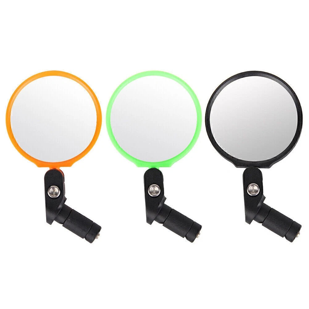 360° Adjustable Bar End Mirror for Motorcycles (Universal Fit)