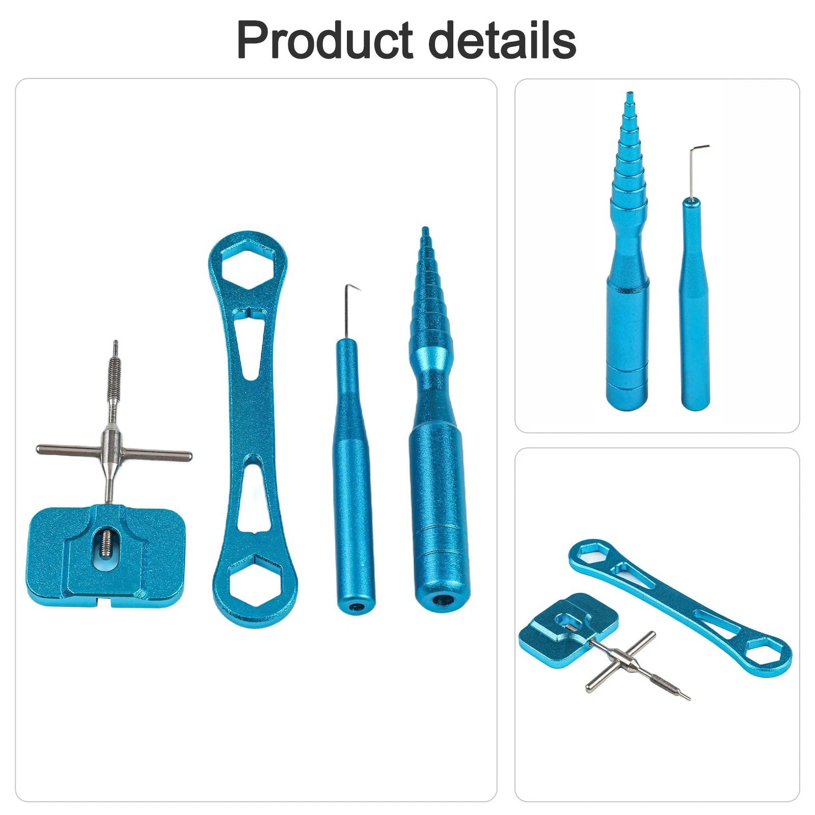 Fishing Reel Maintenance Tool Set with Protective Storage Box