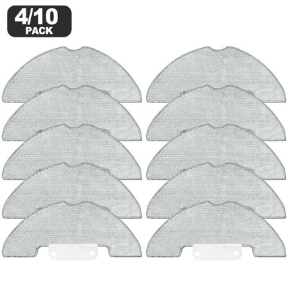 Set of 10 Microfibre Mop Pads for Airzeen Q10 Pro Robot Vacuum