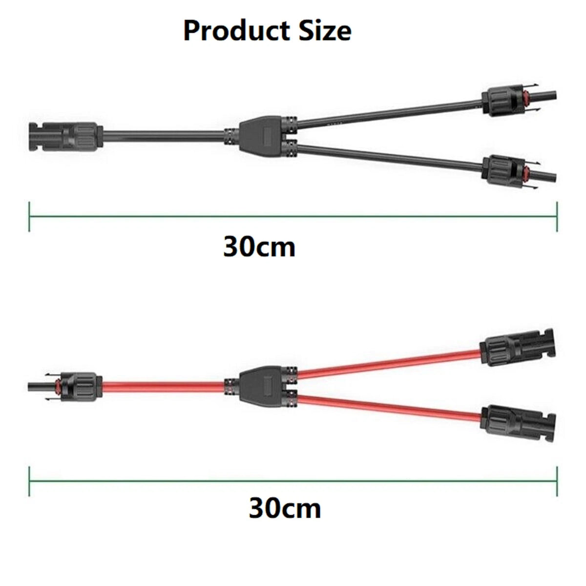 1 Pair Electrical Solar Connector Wire for PV Systems (Universal)