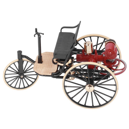 1/12 Vintage Car Model Tricycle Figurine Mini Toy