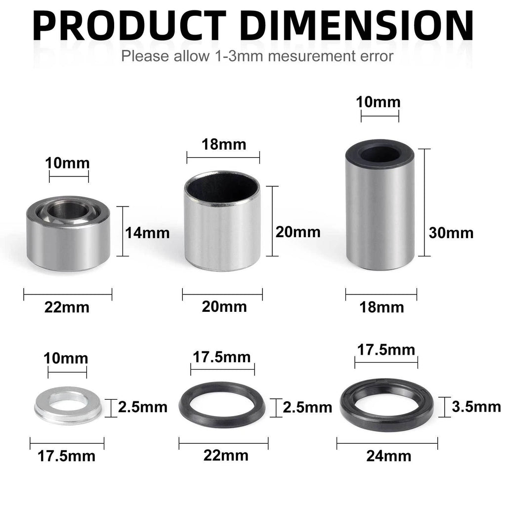 2X Front Shock Bushing Seal Kit for Honda Sportrax 400 TRX400EX (1999–2004)