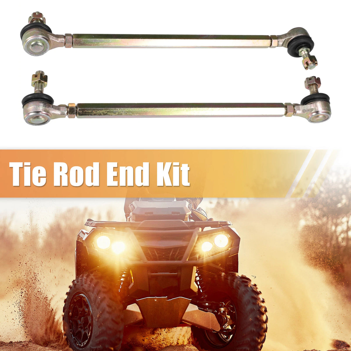 Set of 2 Steering Tie Rod Ball Joints for 50cc ATV