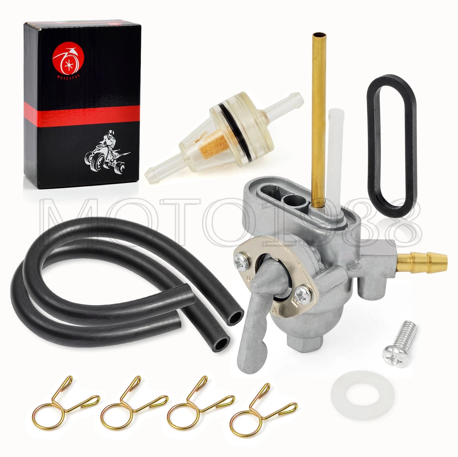 Fuel Valve Petcock for Honda CB100 CL100 SL100 XL100 CB125 CL125 SL125 (1970–1974)