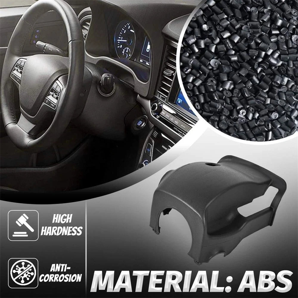 Steering Column Cover Bezel for Hyundai Elantra (2017–2020) Black
