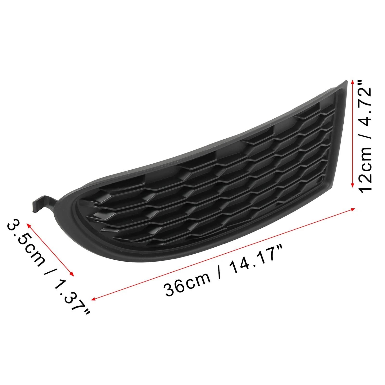 Fog Light Grille Cover Left Right Pair Replacement for Dodge Journey (2009–2020)