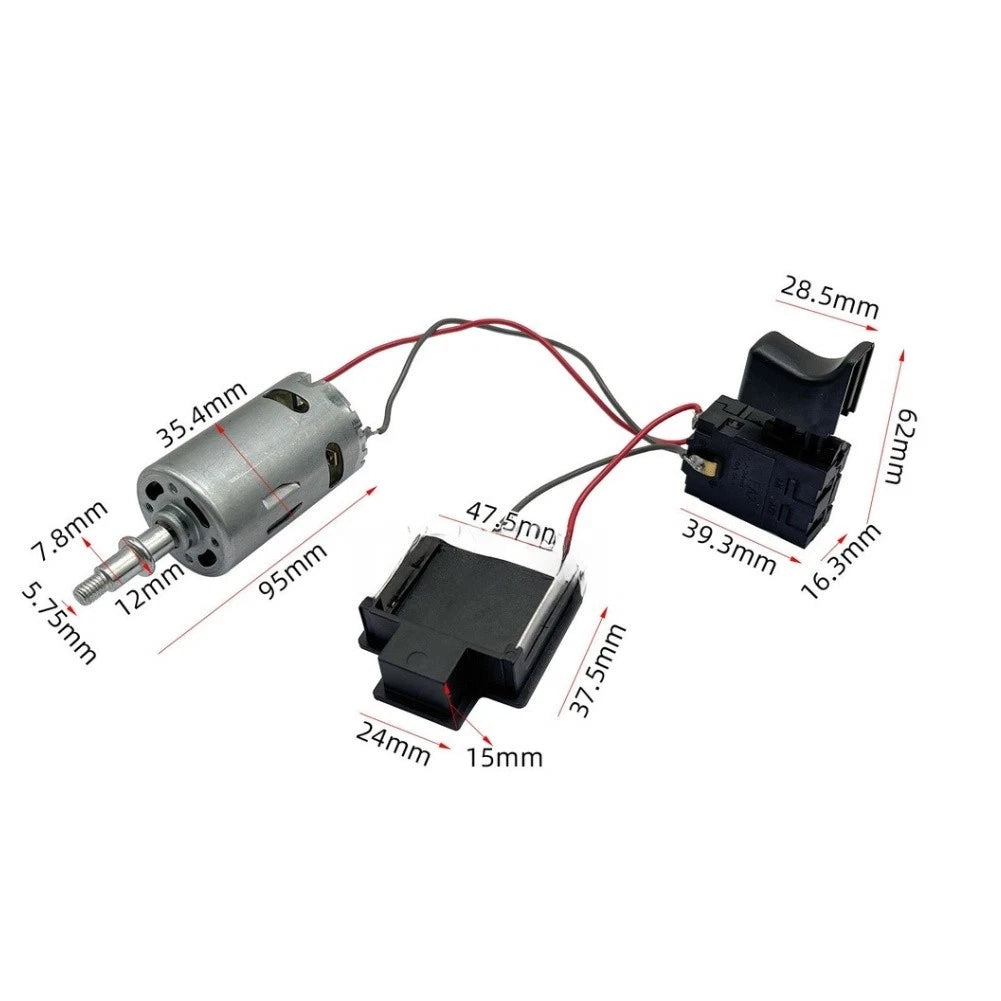 Variable Rate Motor Switch Assembly for Professional Power Tools (21V)