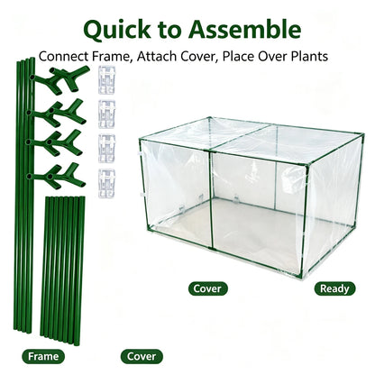 Reinforced Plastic Greenhouse Cover for Winter Frost Protection