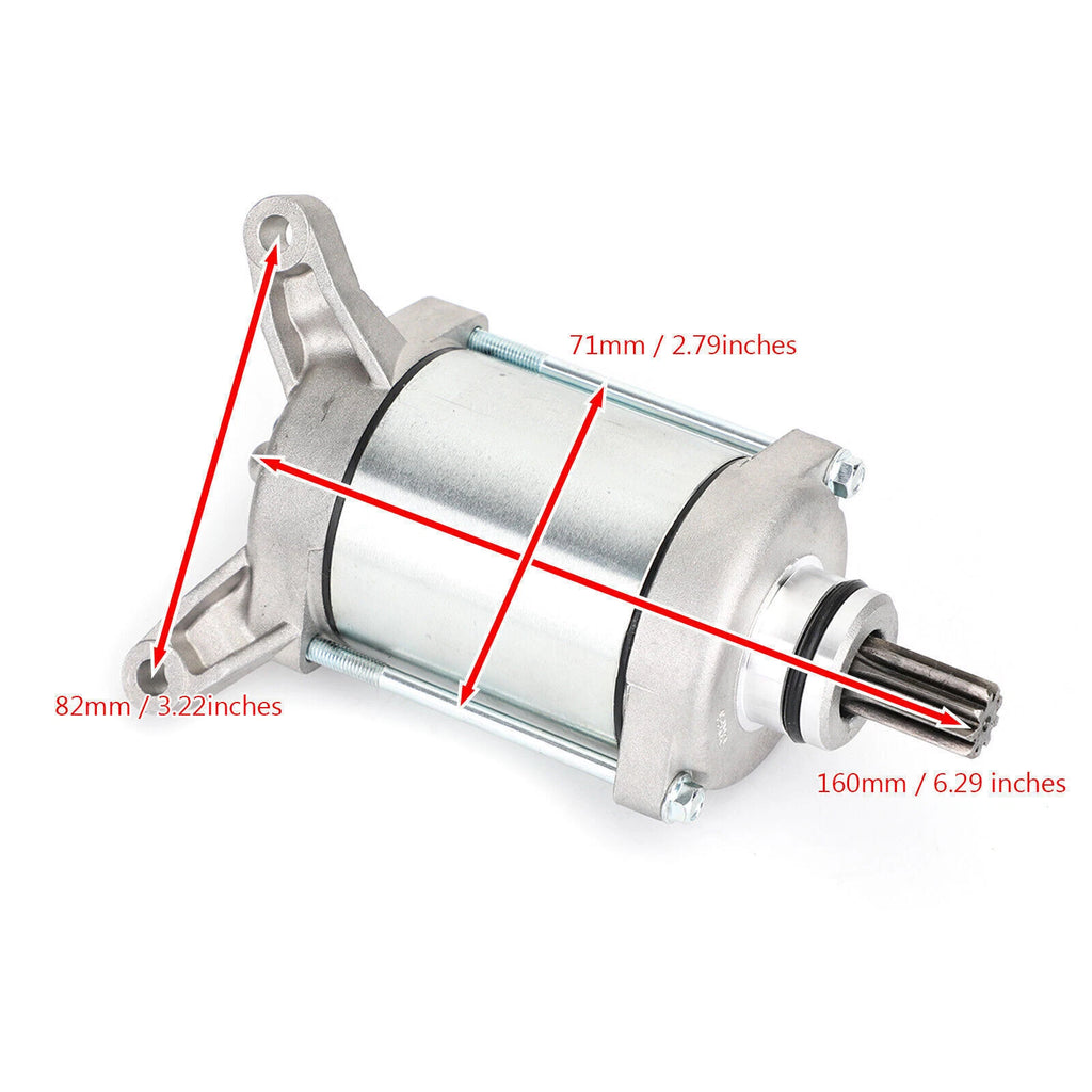 Starter Motor for Yamaha YFM450FWA Grizzly, YFM450FWAD Kodiak EPS (2011–2016)