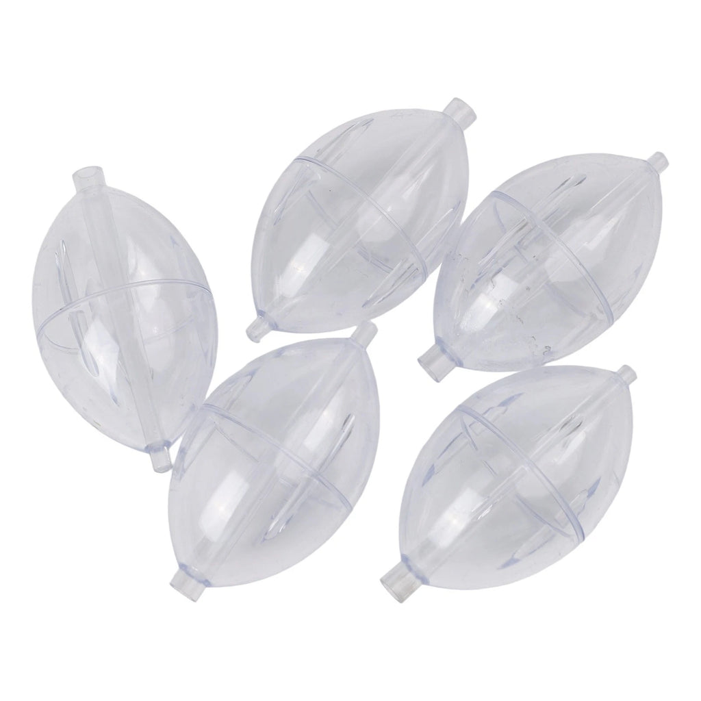 5pcs Transparent Fishing Floats for Enhanced Casting Techniques