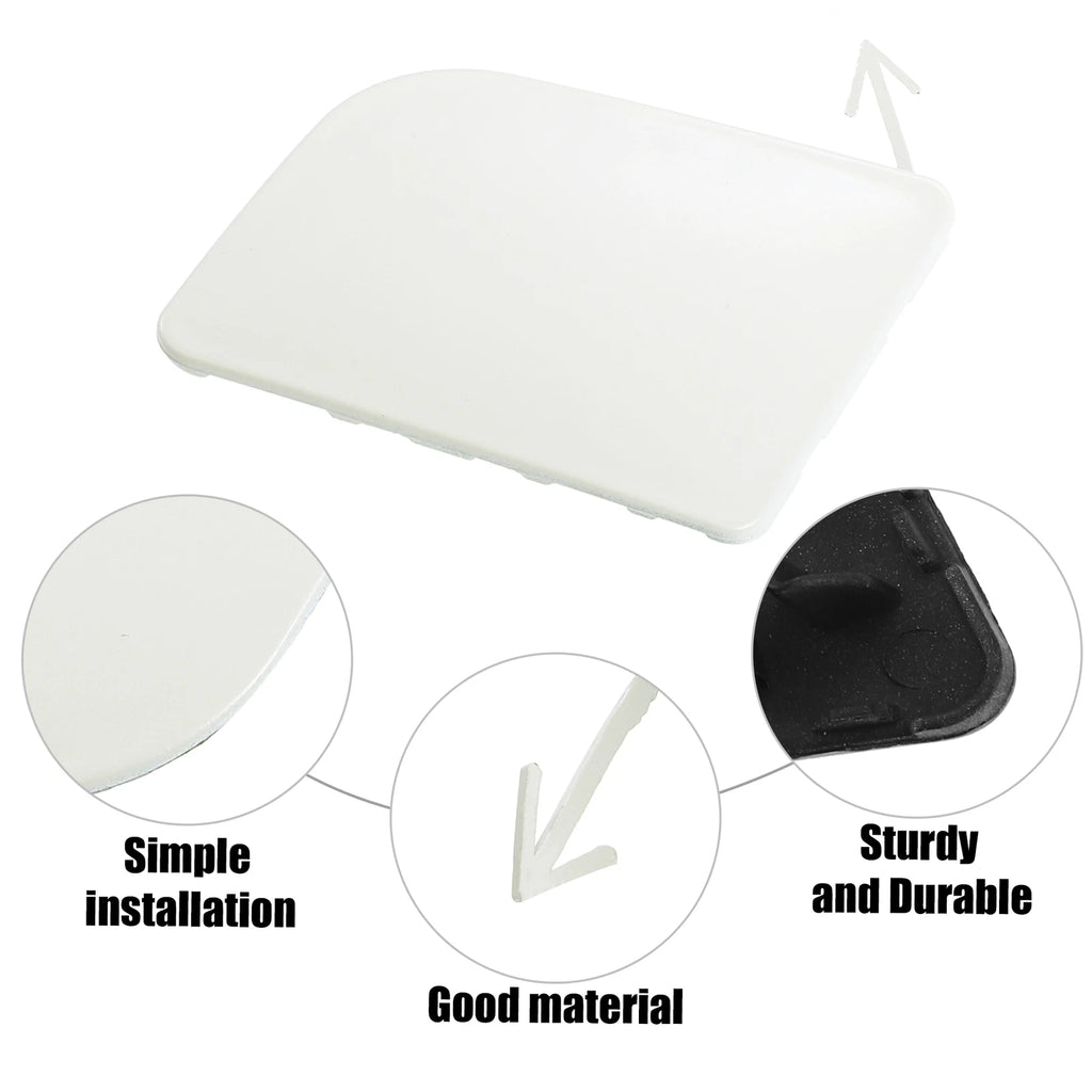 Front Left Tow Hook Cover for Nissan Sentra (2013–2019) - White