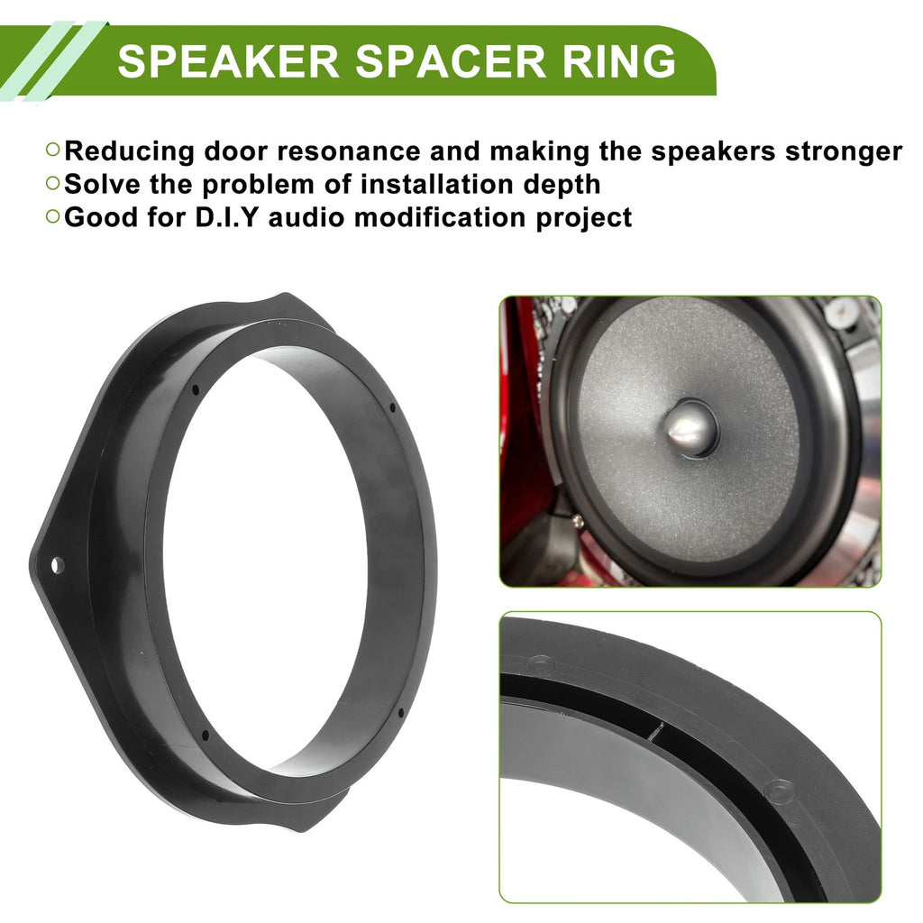 Tweeter Speaker Spacer Adapter Ring for Mercedes X-Class 6.5 inch (2017–2020)