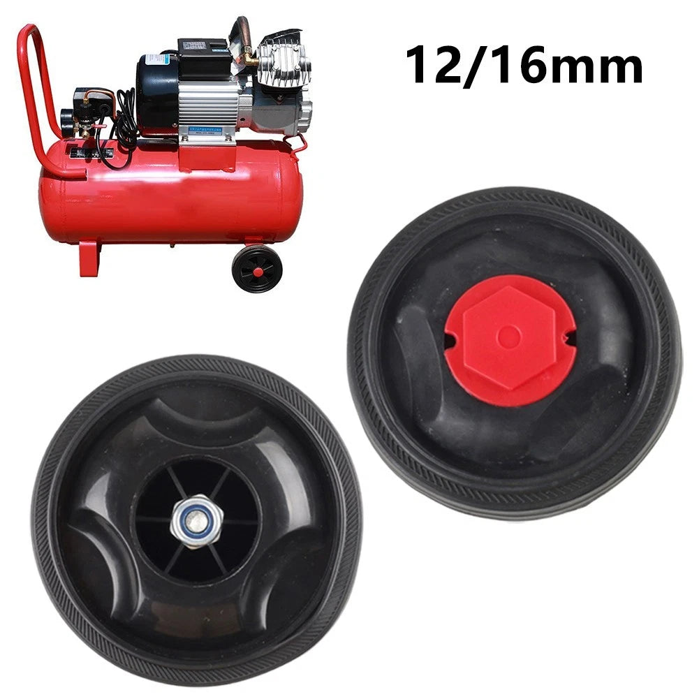 Caster Wheels for Air Compressor (Red Cover Option)