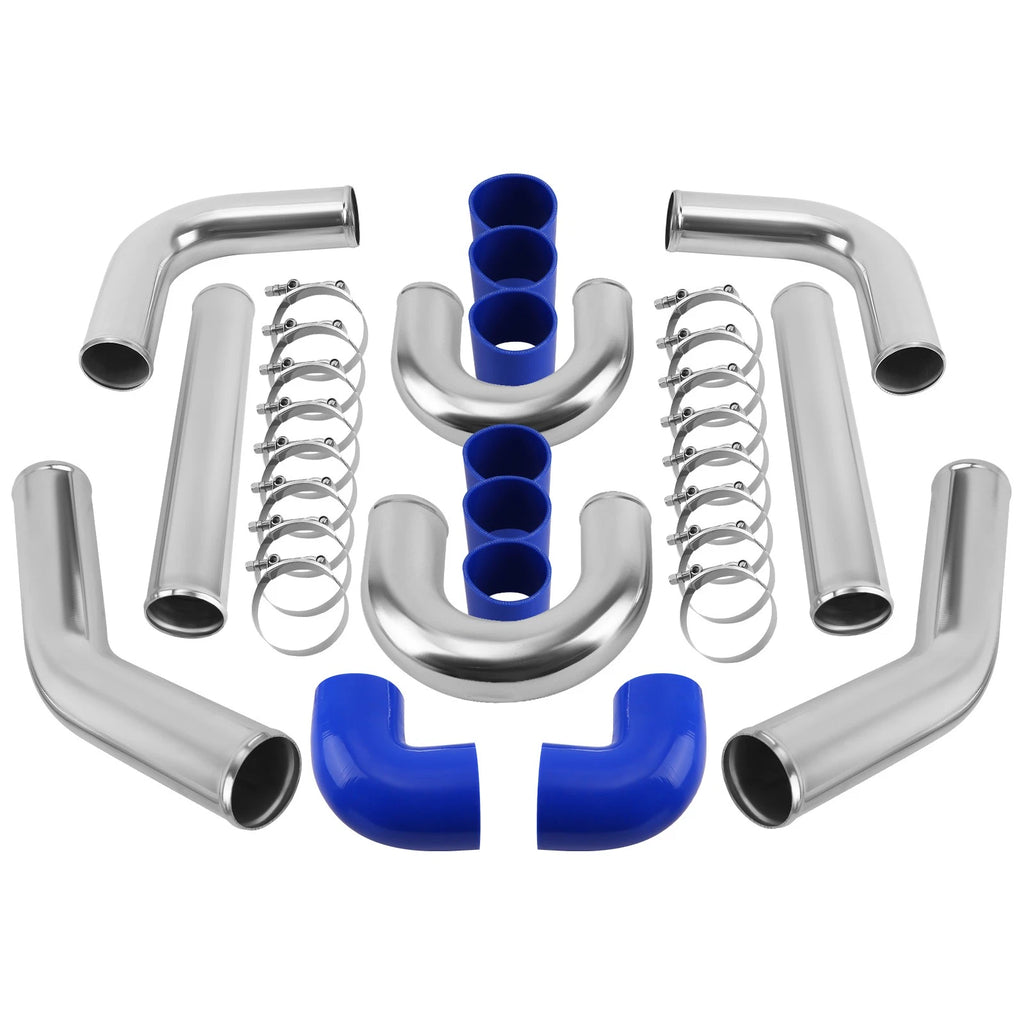 3" Aluminum Turbo Intercooler Piping Kit for Universal Applications