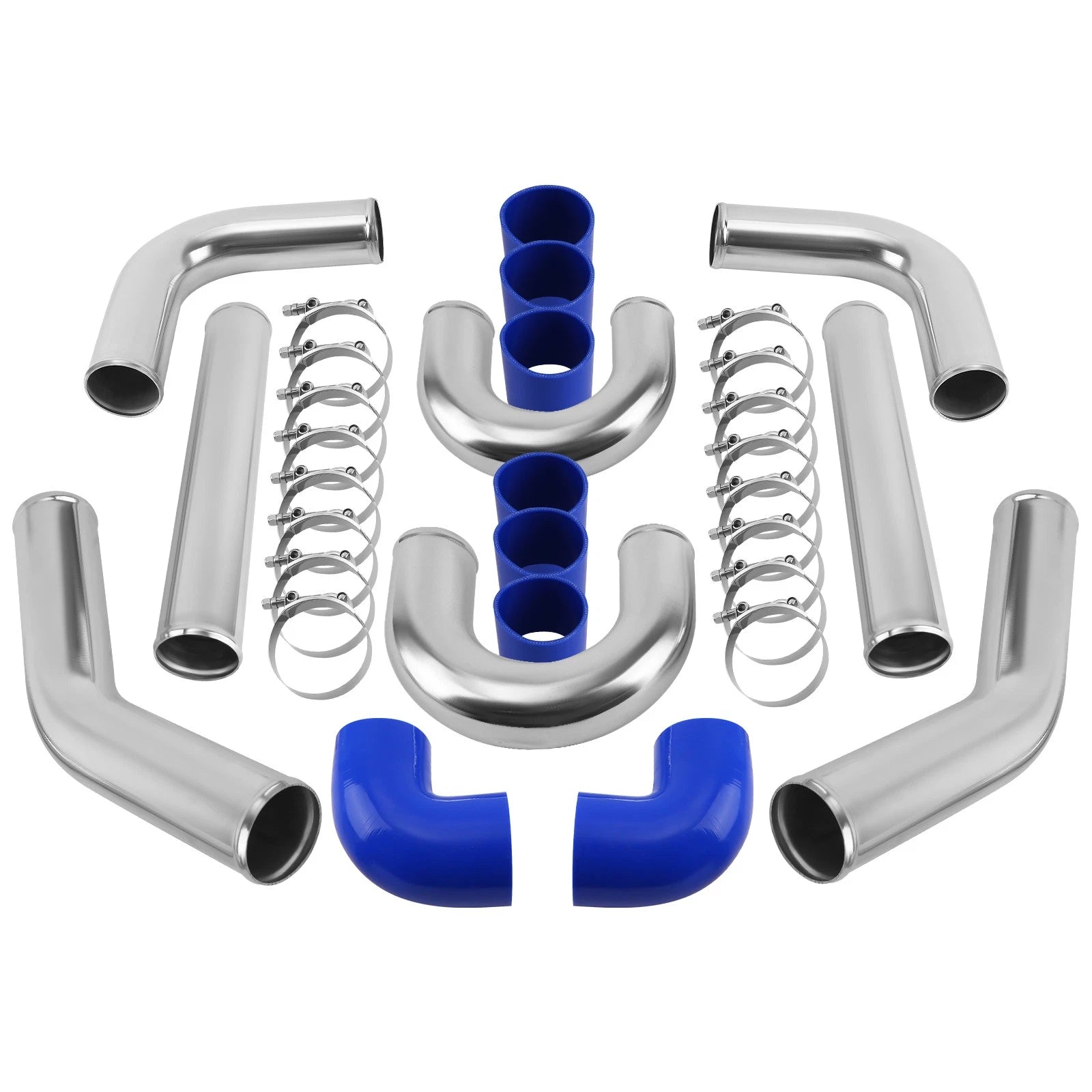 3" Aluminum Turbo Intercooler Piping Kit for Universal Applications