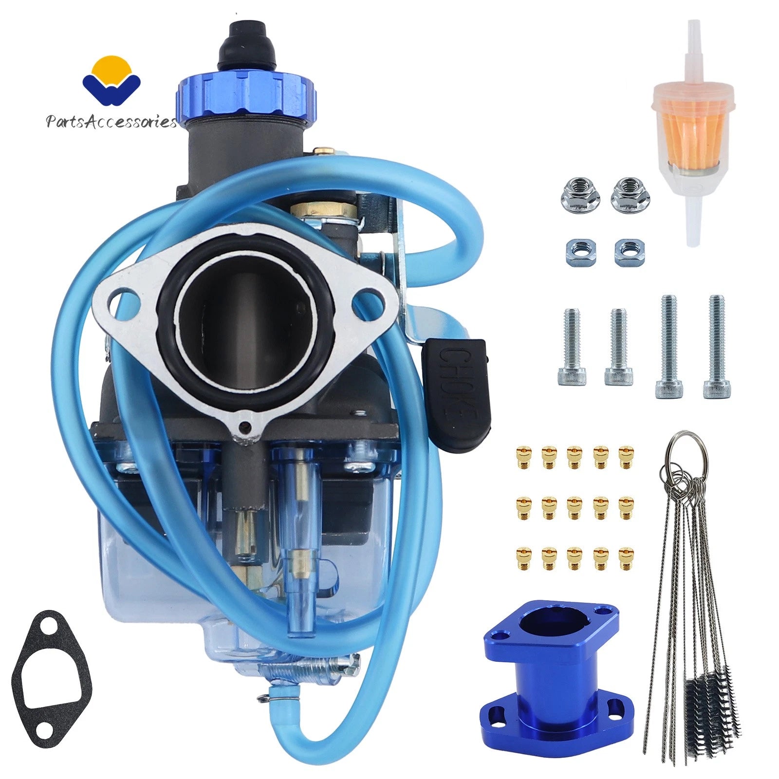 Performance Carburetor Kit for Predator Mini Bike Go Kart (212cc GX200, 196cc)