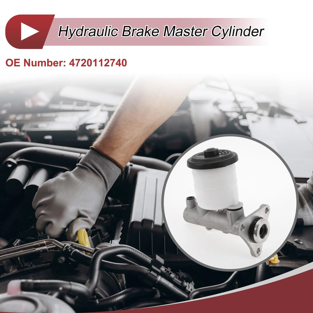 Brake Master Cylinder with Reservoir for Toyota Corolla (1990–1997)