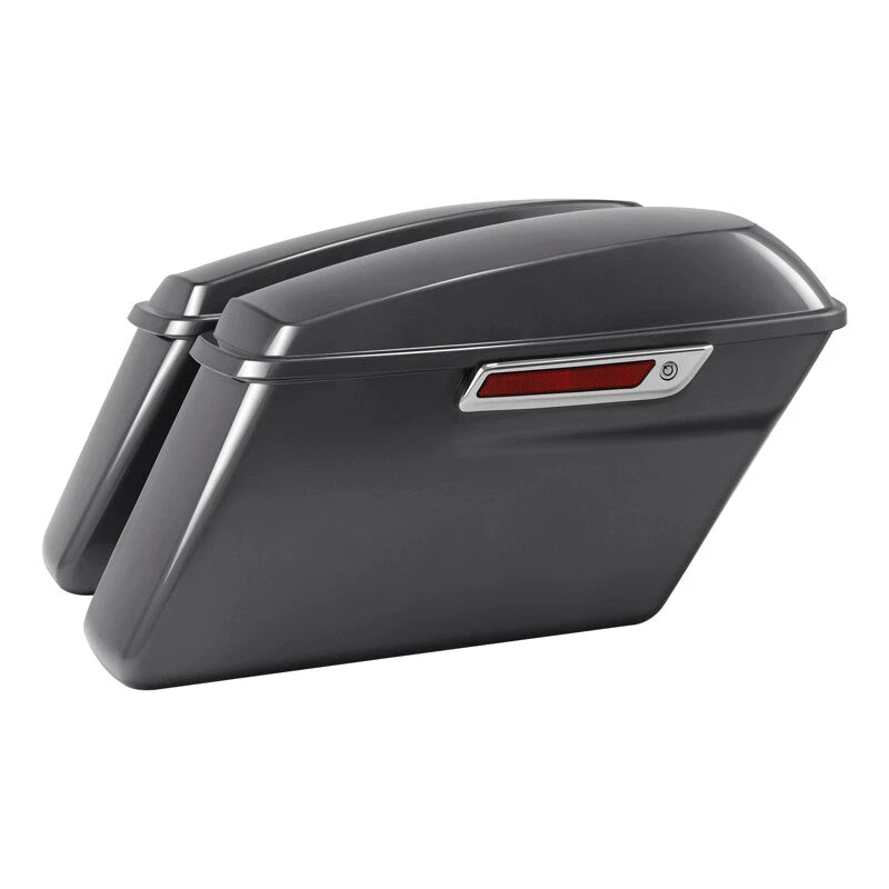Hard Saddlebags for Harley Electra Glide (2014–2023) Gauntlet Gray Metallic