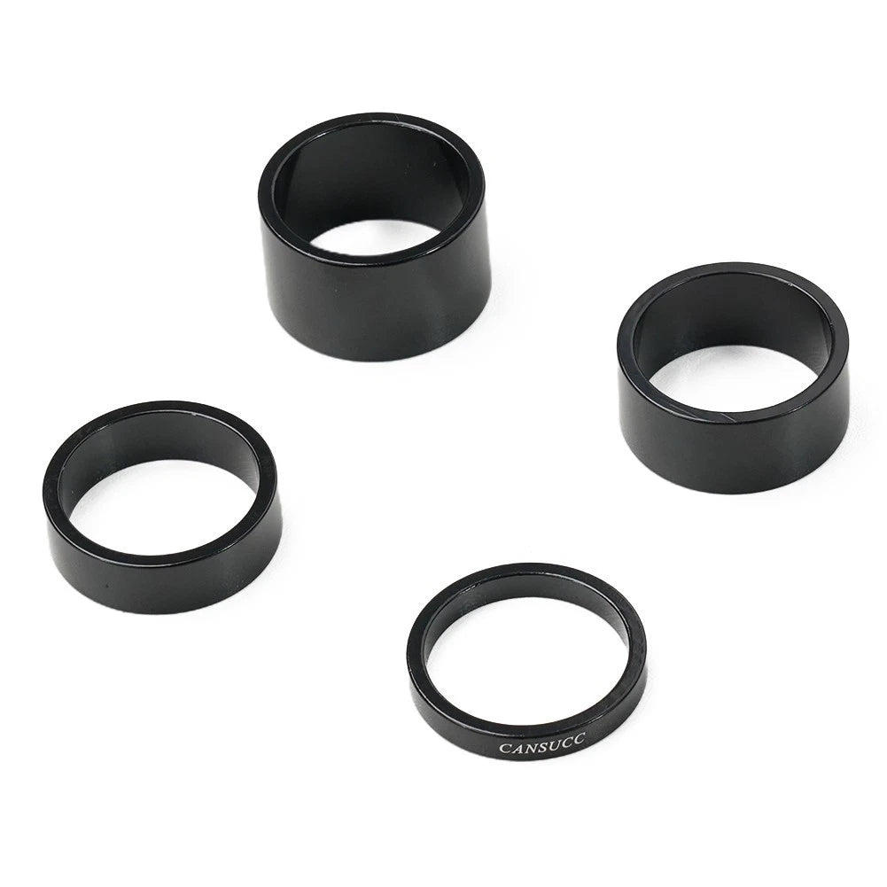 Set of 4 Bicycle Headset Spacers for MTB Bike Forks