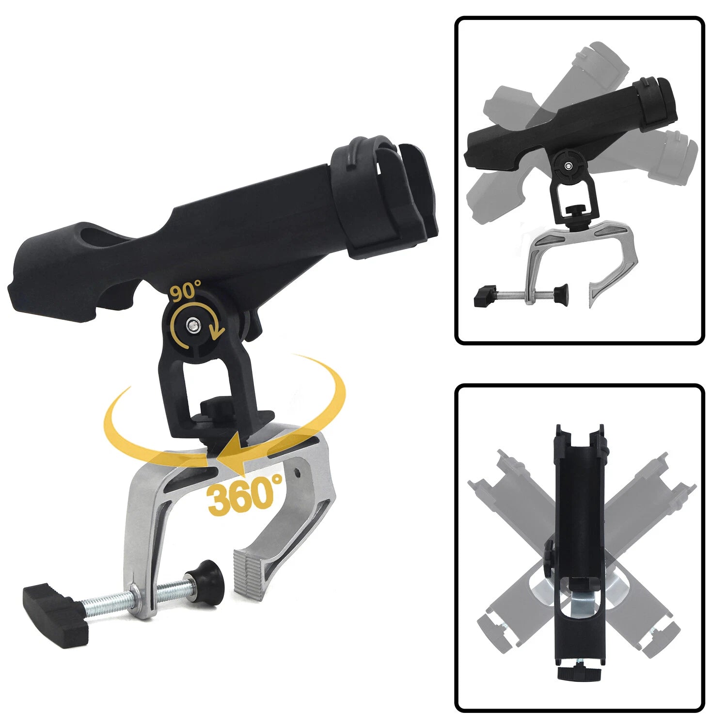 Fishing Rod Holder Bracket for Raft Boat (Universal Fit)