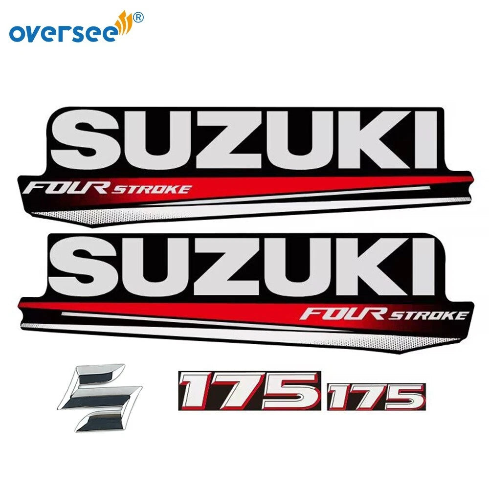 Top Cowling Sticker Kit for Suzuki 4 Stroke 175HP