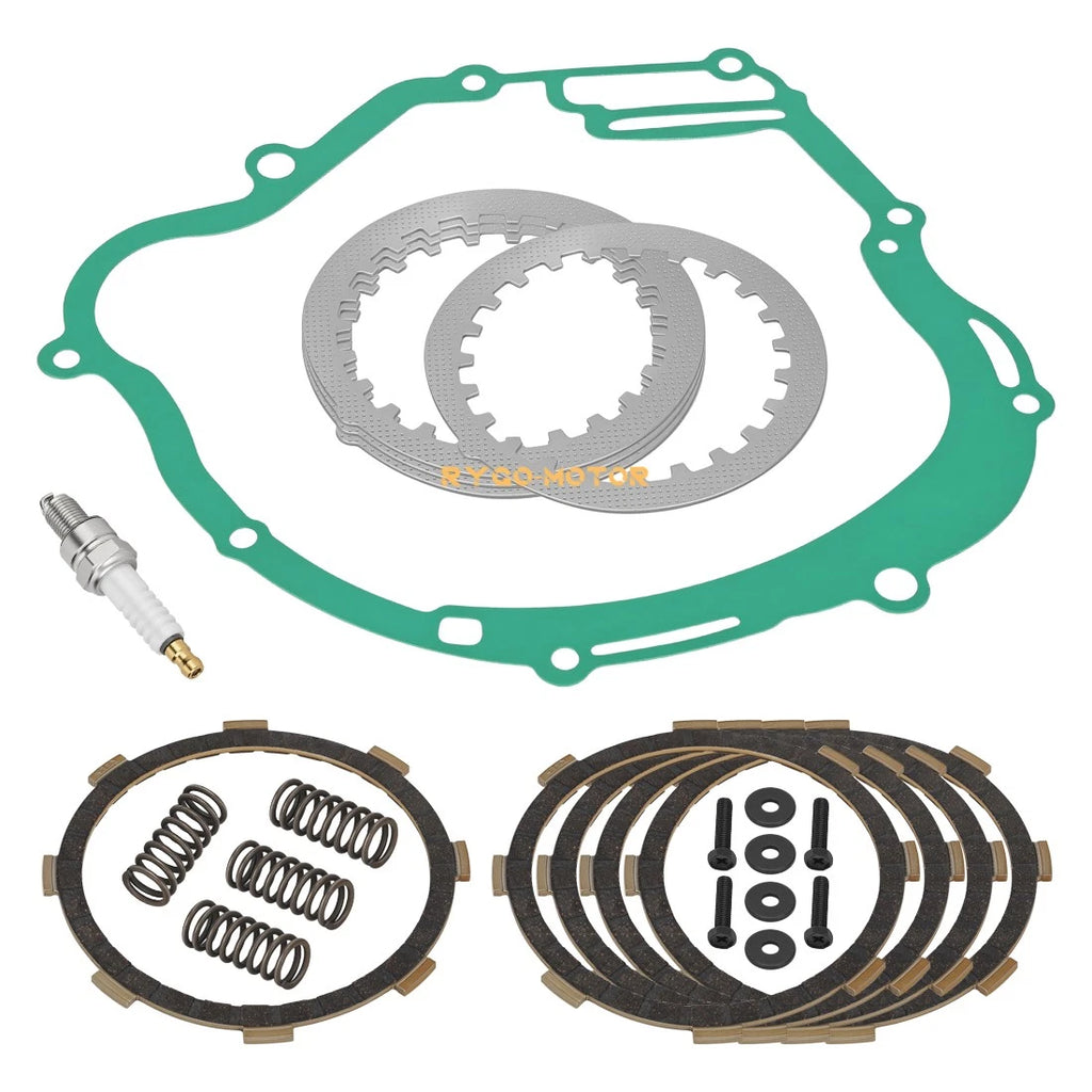 Clutch Friction Steel Plates w/Gasket for Yamaha TT-R125 (2000–2023)
