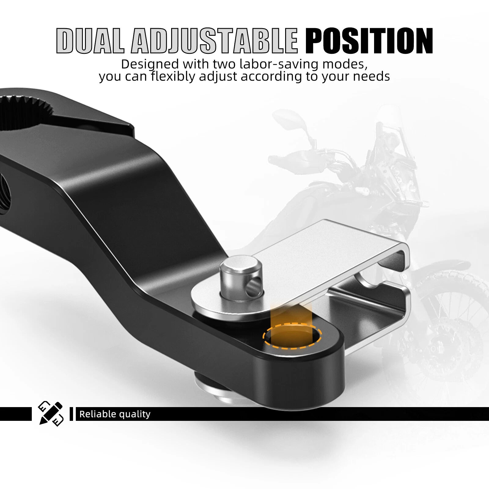 Anodized Clutch Arm & Bracket for Yamaha Tenere 700 (2019–2024)