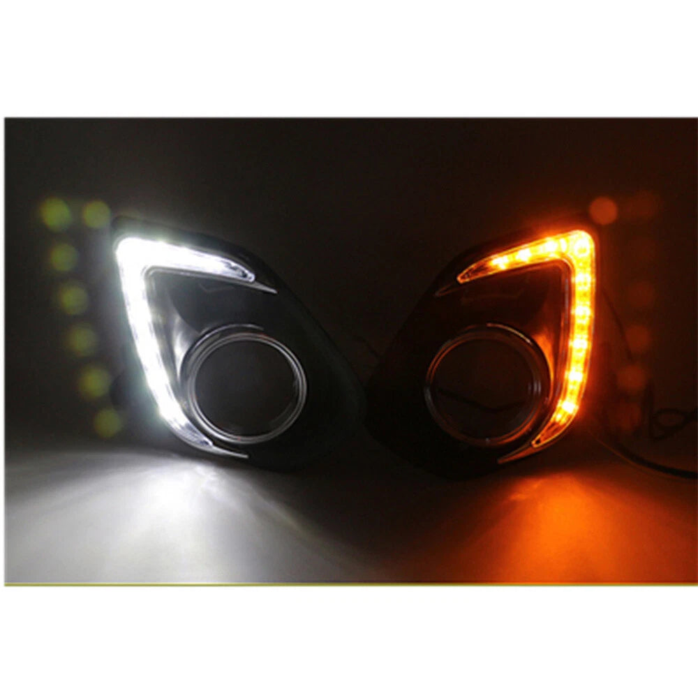 2X Front Bumper Side Fog Light Daytime Running Lamp for Mitsubishi ASX (2013–2015)
