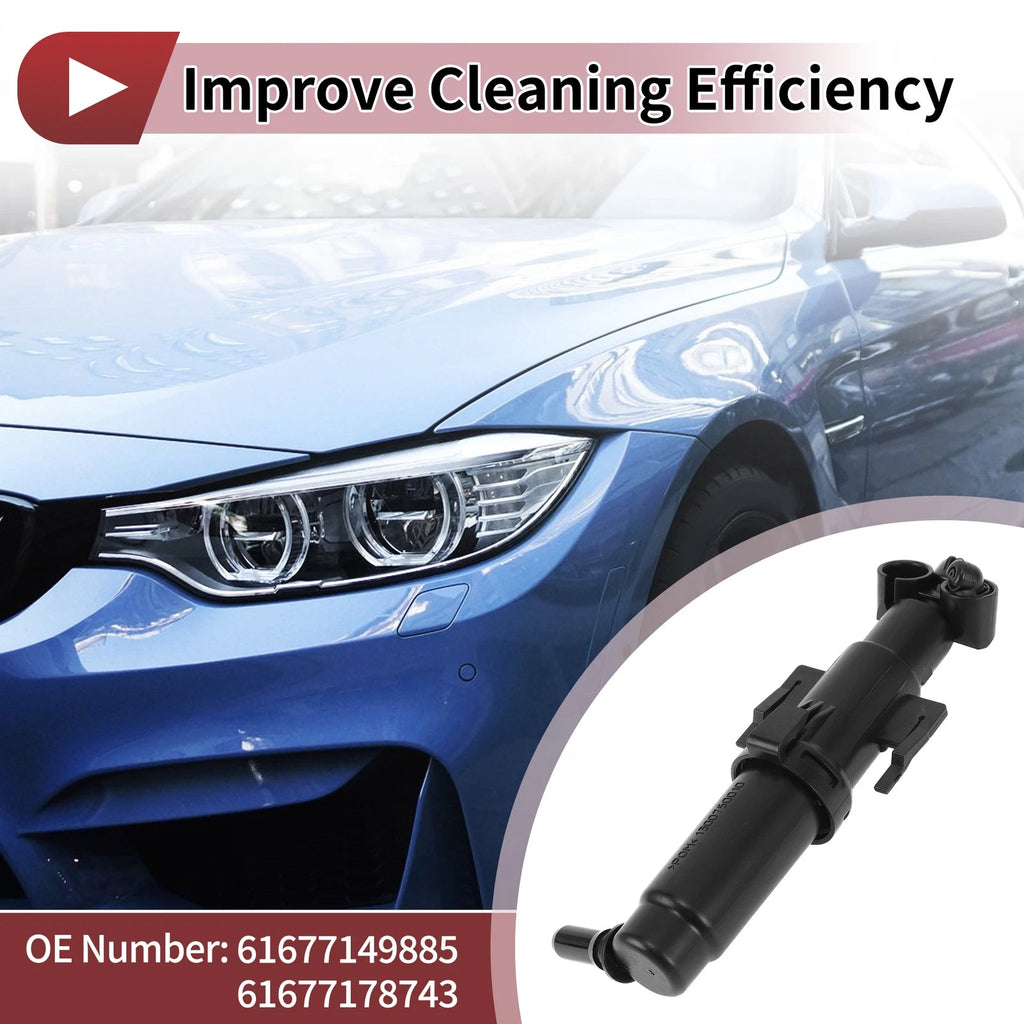 Front Driver Side Headlight Washer Nozzle Replacement for BMW 535i (2010–2016)