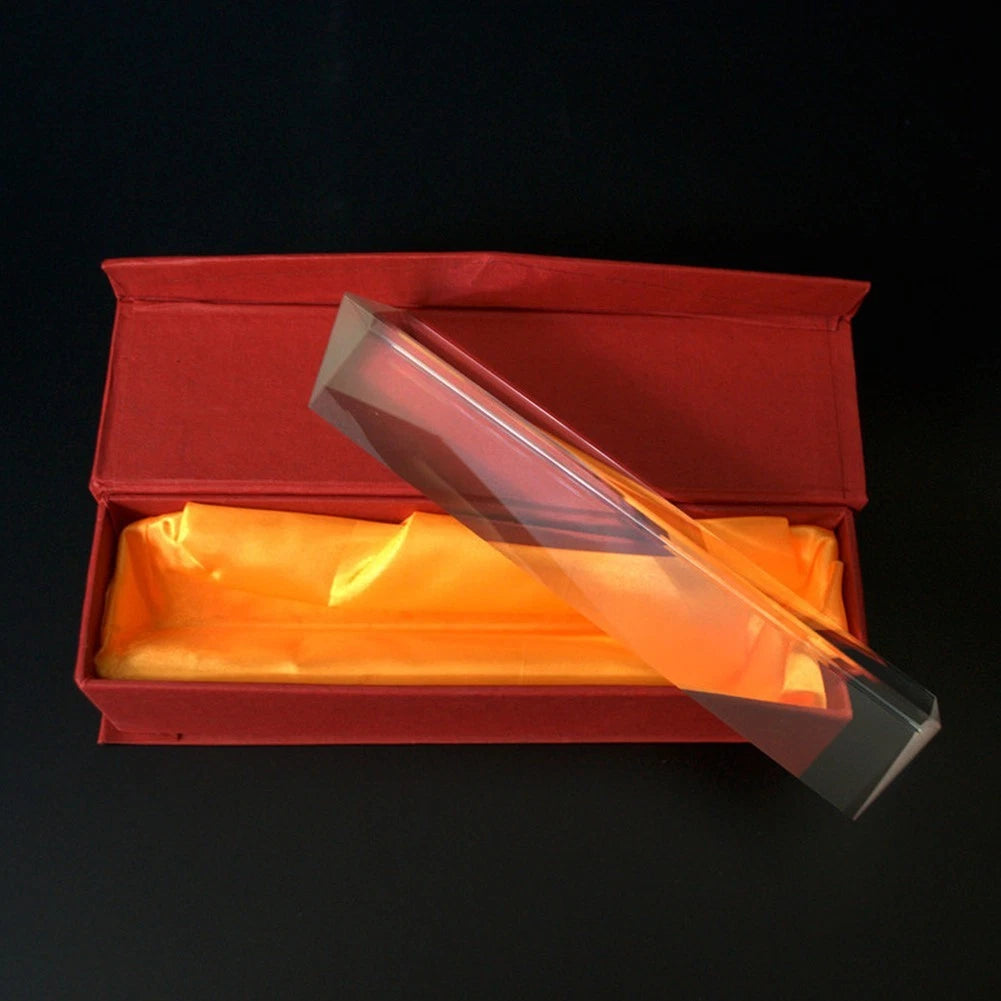 2 Inch Optical Glass Triangle for Colorful Light Effects and Learning