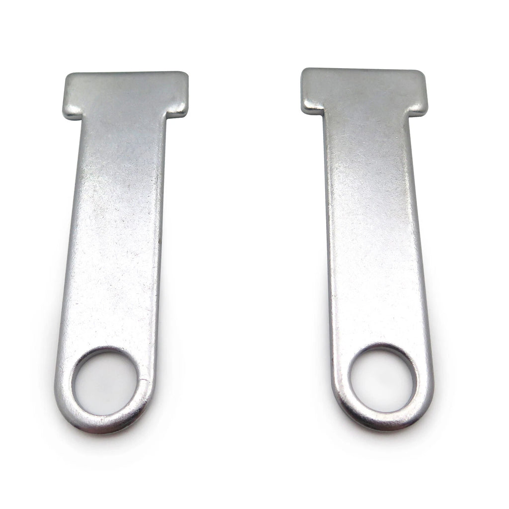 2X Helmet Strap D-Ring Steel Lock Extensions for Universal Motorcycle