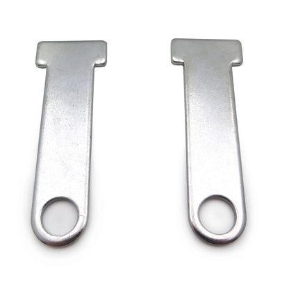 2X Helmet Strap D-Ring Steel Lock Extensions for Universal Motorcycle