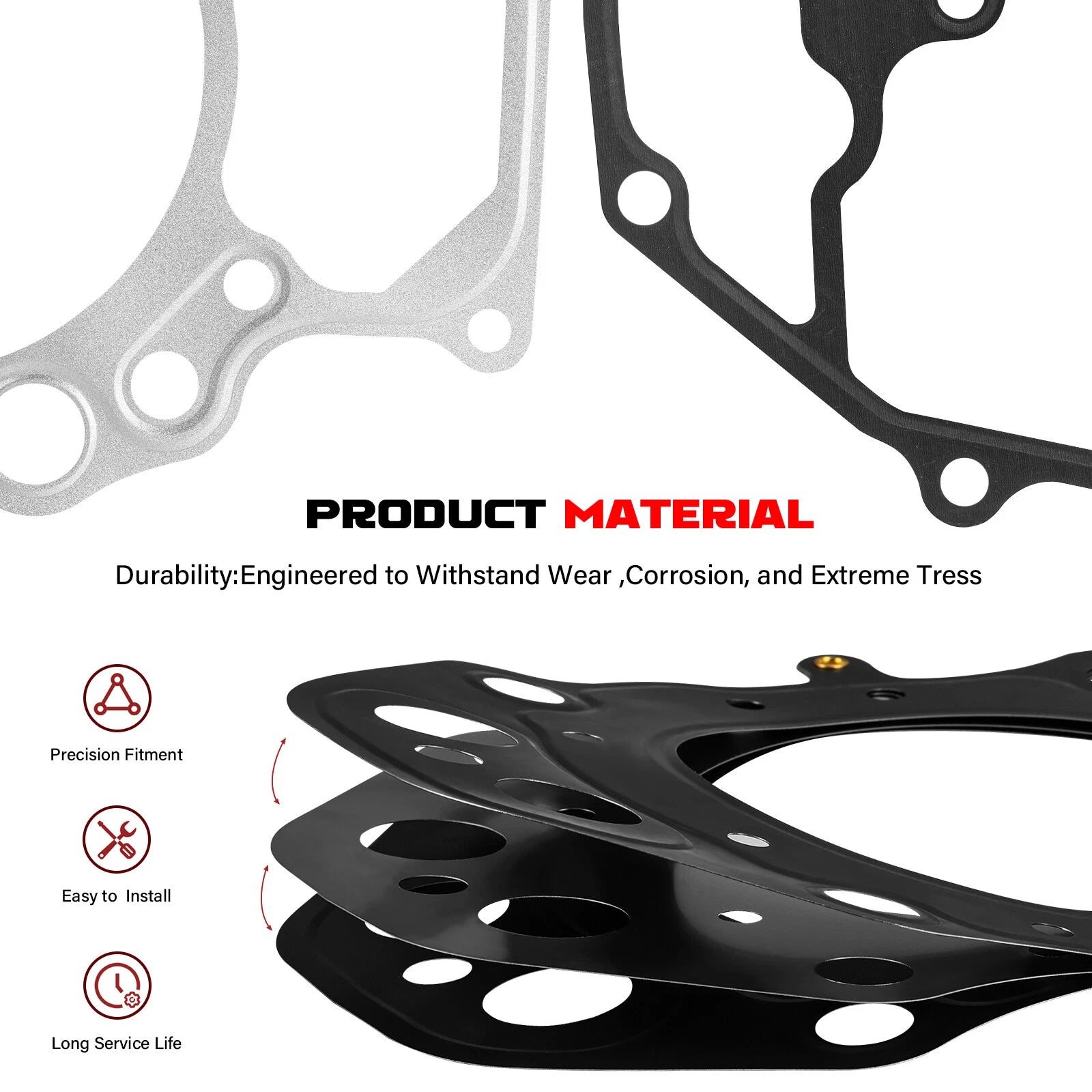 Cylinder Gasket Kit for Honda Rancher 420 TRX420 (2007–2024) 12315-HR0-F01