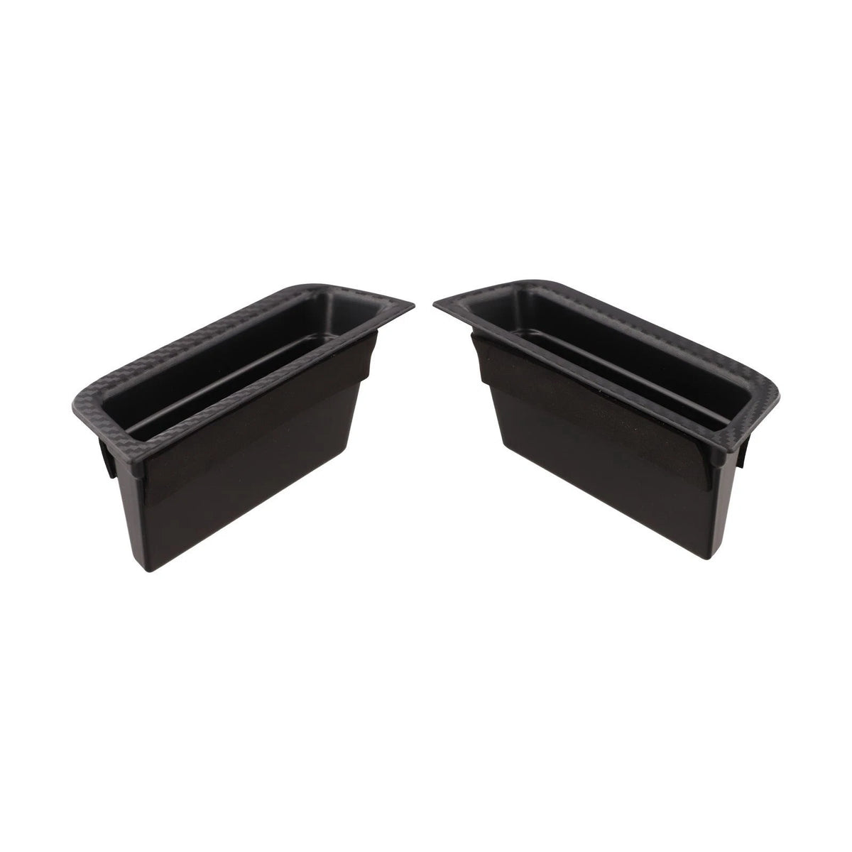 Door Storage Box for Ford Mustang - Vehicle Load Organizer, ABS Black