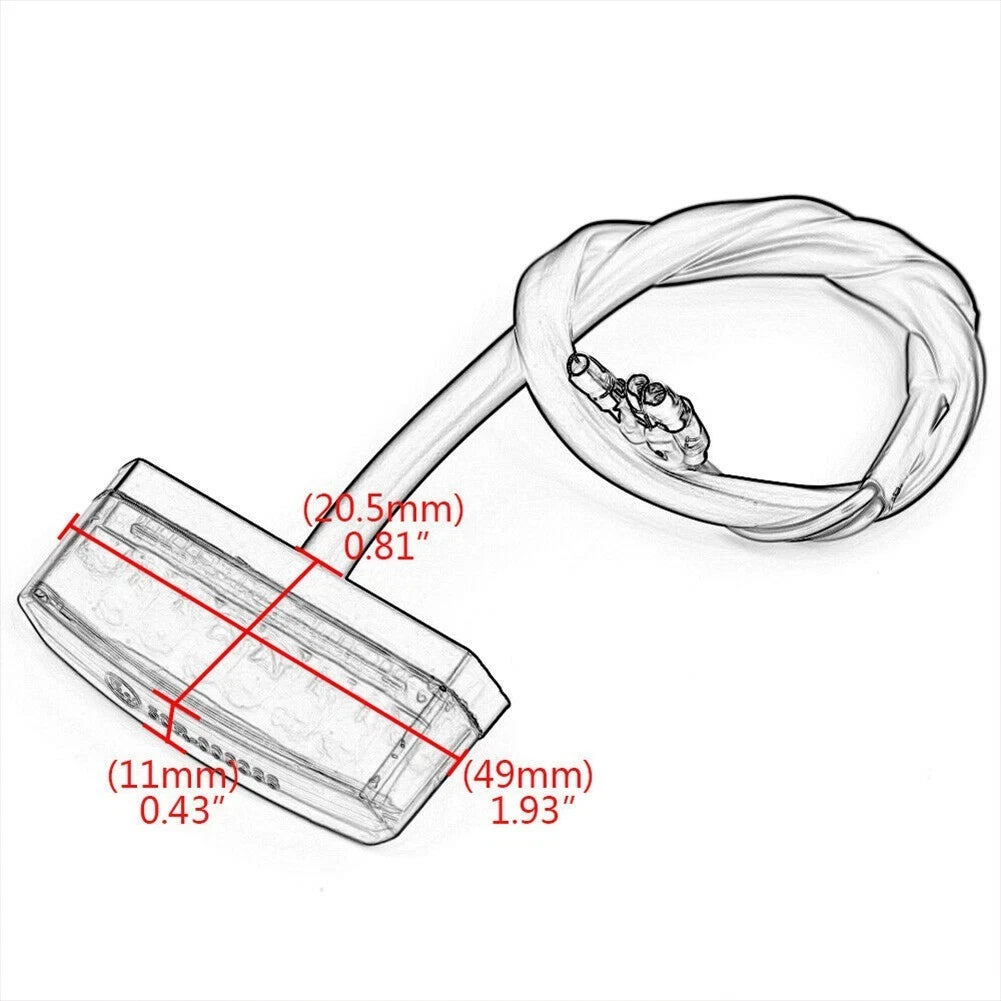 6X LED Tail Light for Universal Applications (12V)