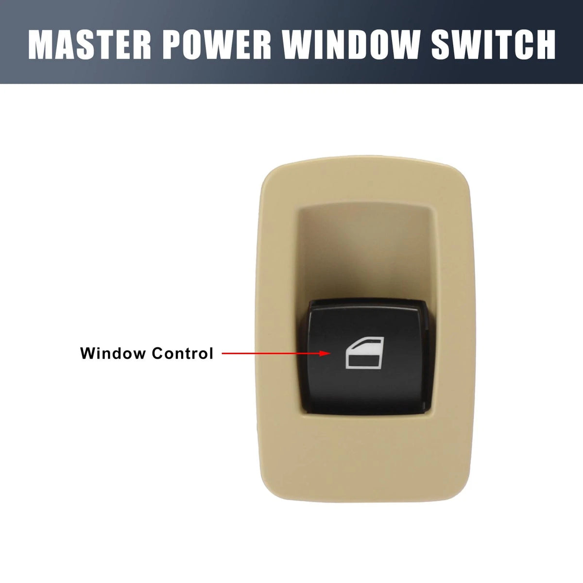 Power Window Switch Passenger Side for BMW 3 Series X5 M3 (2000–2018)