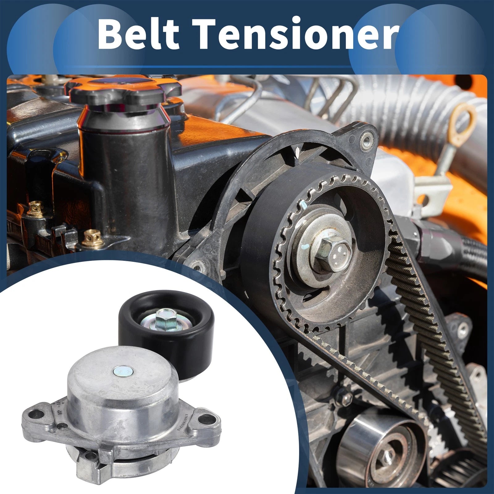 Belt Tensioner Replacement for Honda Civic 2016–2024 Metal 1 Pc