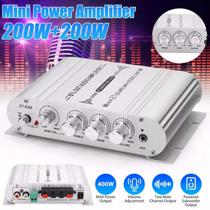 ST-838 Power Amplifier for HiFi Stereo Sound (20W2)