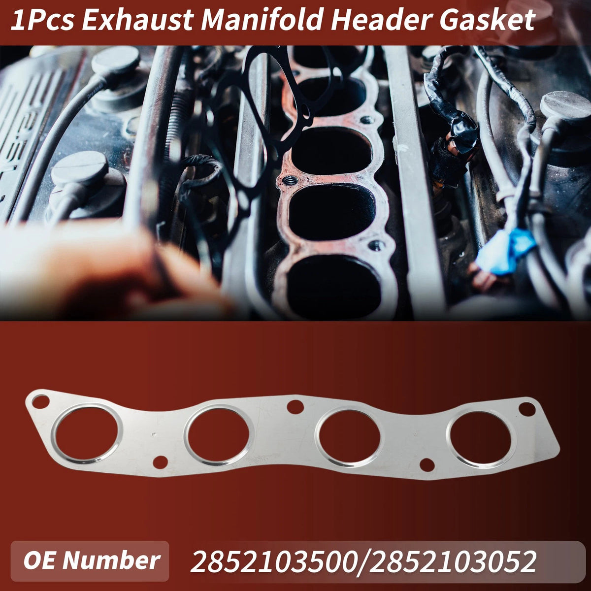 Exhaust Manifold Header Gasket Replacement for Hyundai i10 (2008–2011)