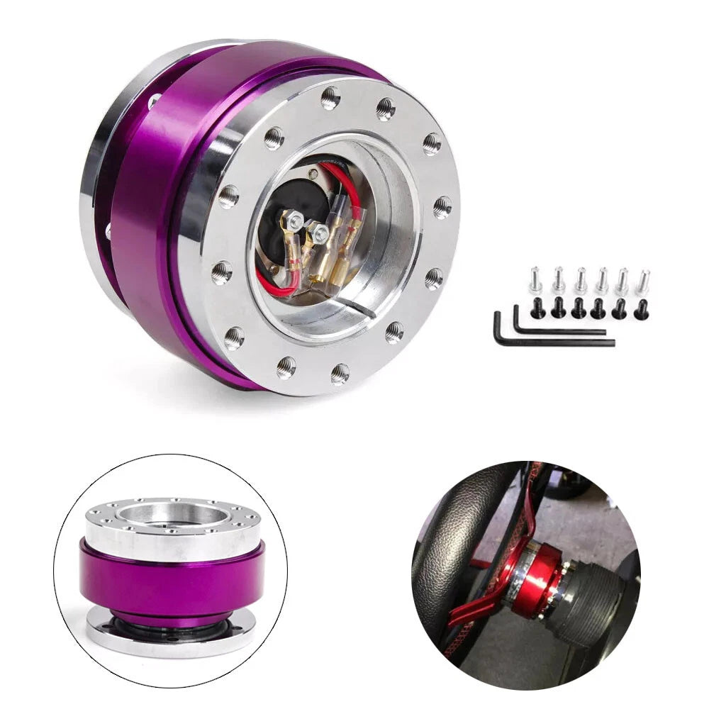 Steering Wheel Quick Release Hub Adapter for Universal Vehicles (2010–2023)