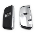 Hana Square Passenger Footboard Black for Harley Dyna/Softail (2006–2019)