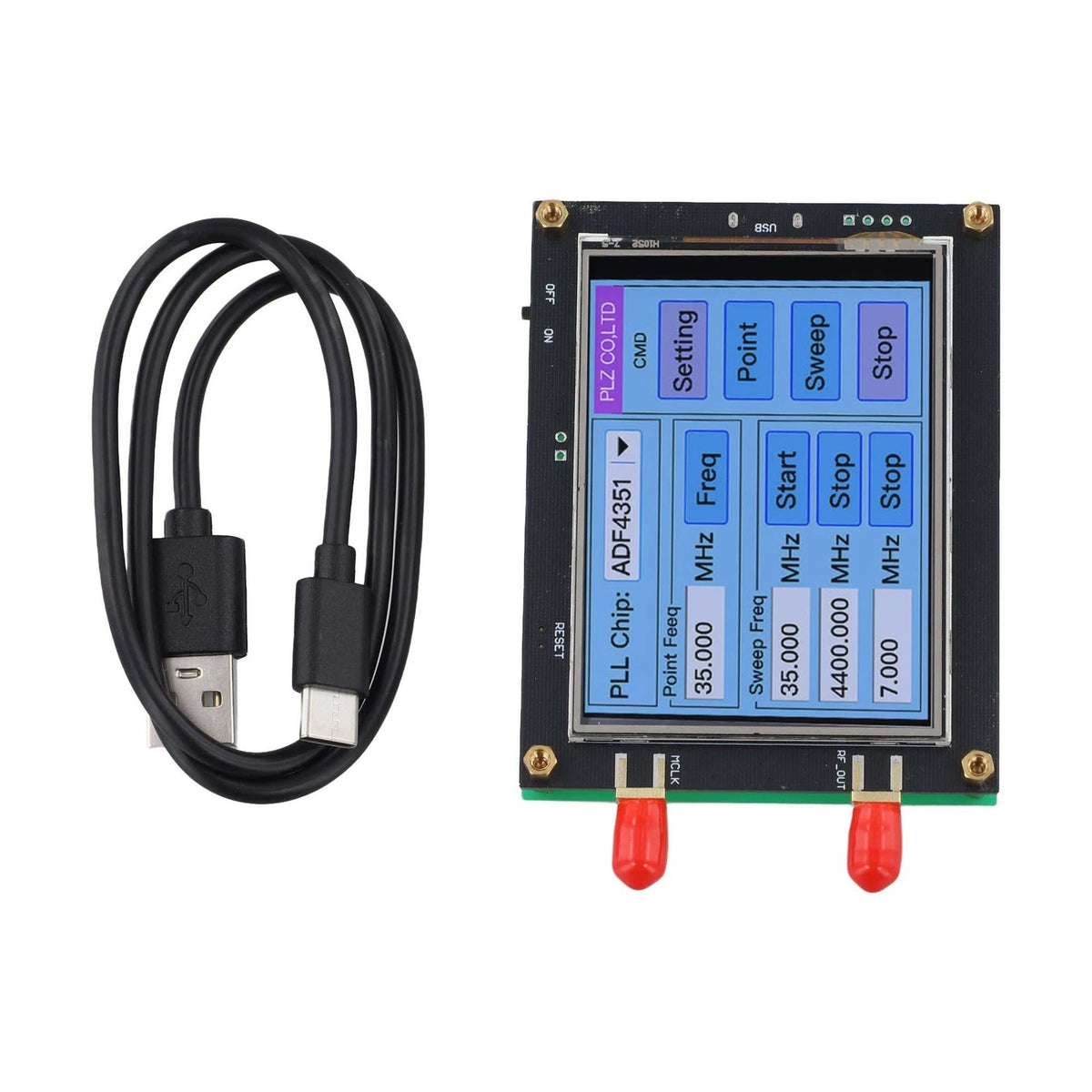 ADF4351 35M 4G RF Signal Generator for Frequency Division and Sweeping